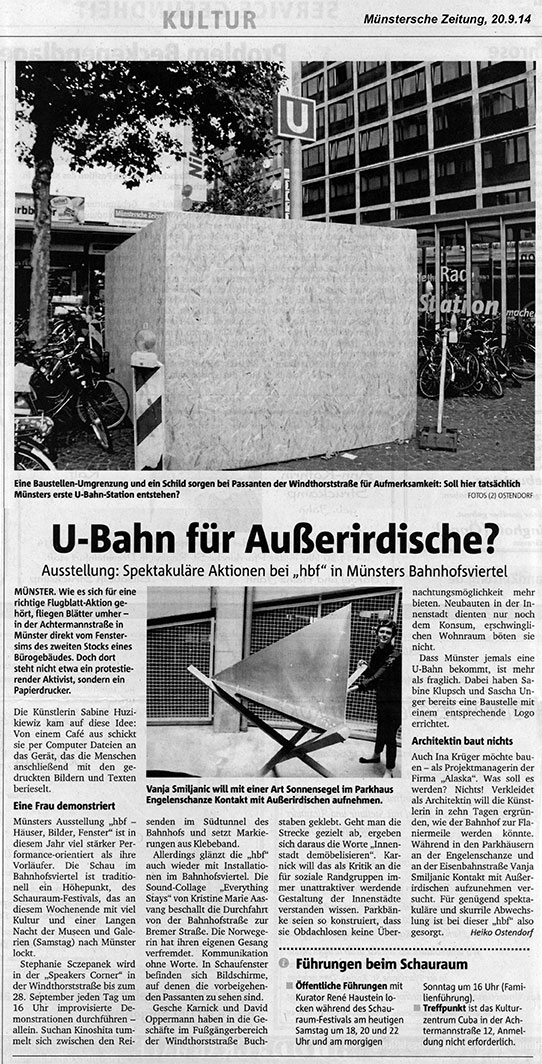 Bericht Muenstersche Zeitung